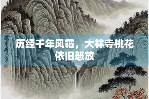 历经千年风霜，大林寺桃花依旧怒放