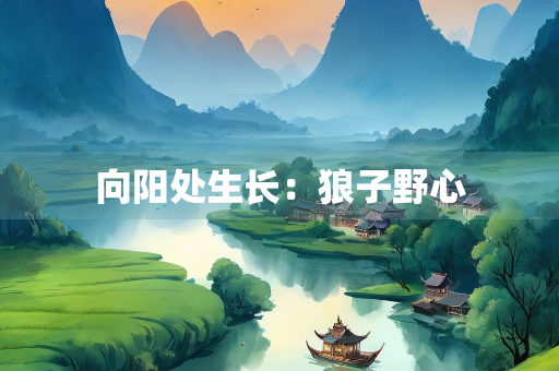 向阳处生长：狼子野心