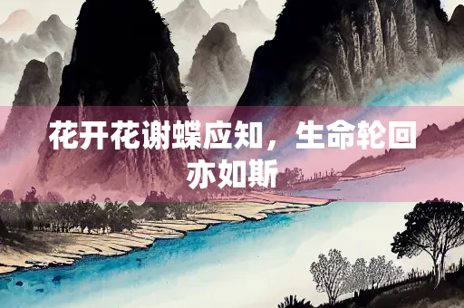 花开花谢蝶应知，生命轮回亦如斯