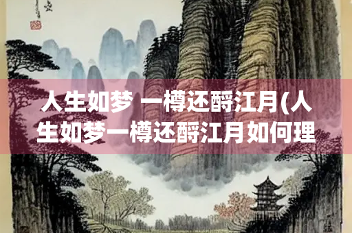 人生如梦 一樽还酹江月(人生如梦一樽还酹江月如何理解)
