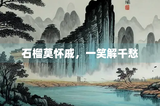 石榴莫怀戚，一笑解千愁