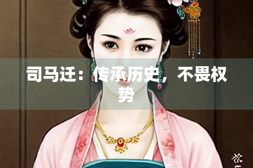 司马迁：传承历史，不畏权势
