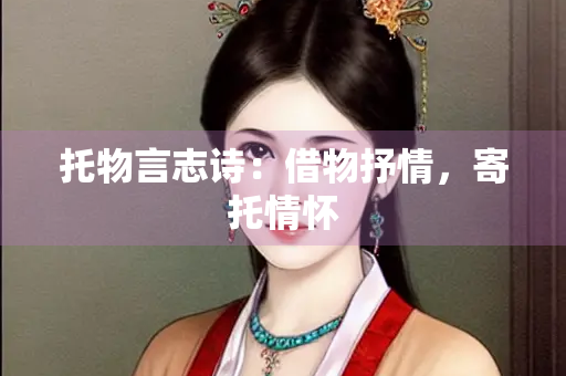 托物言志诗：借物抒情，寄托情怀