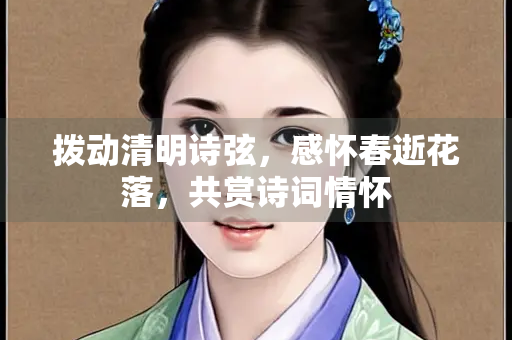 拨动清明诗弦，感怀春逝花落，共赏诗词情怀