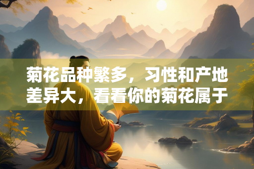 菊花品种繁多，习性和产地差异大，看看你的菊花属于哪种类型