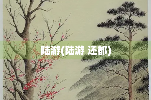 陆游(陆游 还都)