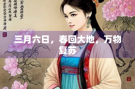 三月六日，春回大地，万物复苏