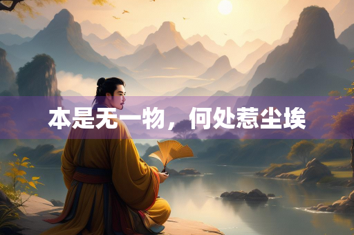本是无一物，何处惹尘埃