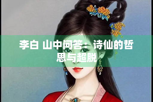 李白 山中问答：诗仙的哲思与超脱