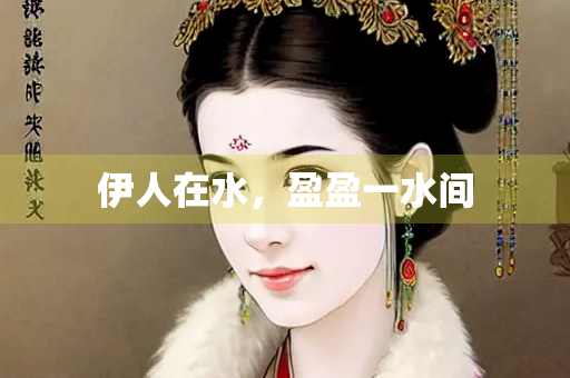 伊人在水，盈盈一水间