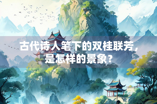 古代诗人笔下的双桂联芳，是怎样的景象？
