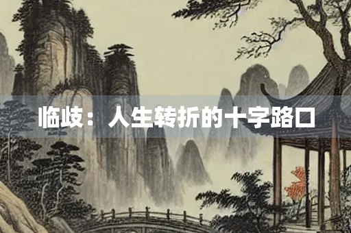 临歧：人生转折的十字路口