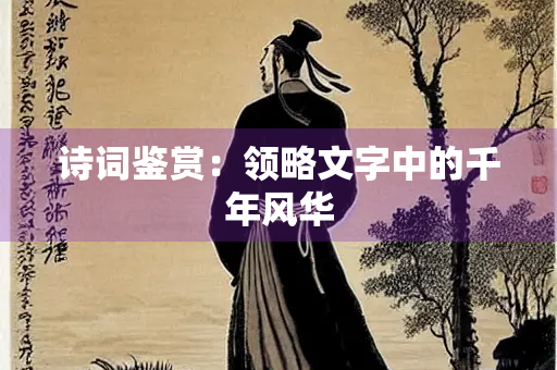诗词鉴赏：领略文字中的千年风华