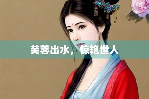芙蓉出水，惊艳世人