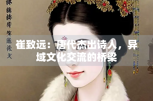 崔致远：唐代杰出诗人，异域文化交流的桥梁
