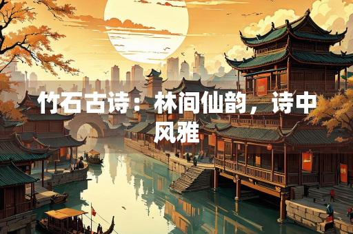 竹石古诗：林间仙韵，诗中风雅