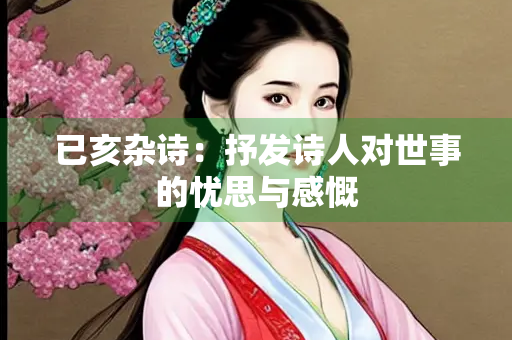 已亥杂诗：抒发诗人对世事的忧思与感慨