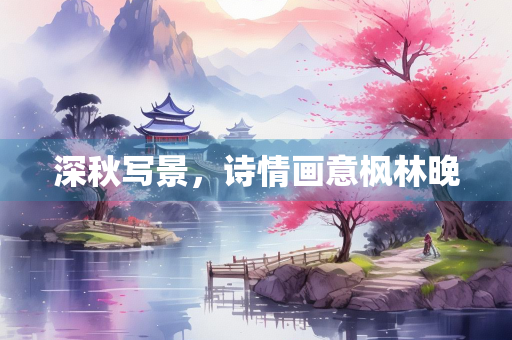 深秋写景，诗情画意枫林晚