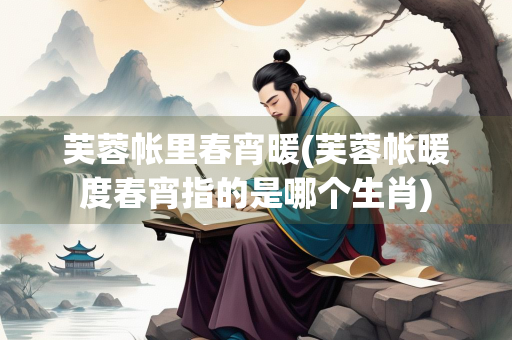 芙蓉帐里春宵暖(芙蓉帐暖度春宵指的是哪个生肖)