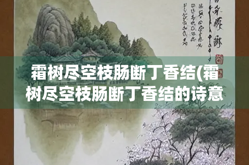 霜树尽空枝肠断丁香结(霜树尽空枝肠断丁香结的诗意)