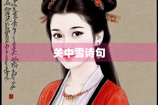 关中雪诗句