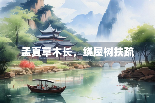 孟夏草木长，绕屋树扶疏