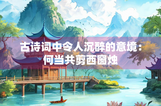 古诗词中令人沉醉的意境：何当共剪西窗烛