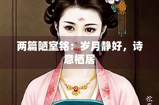 两篇陋室铭：岁月静好，诗意栖居