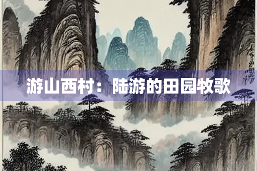 游山西村：陆游的田园牧歌