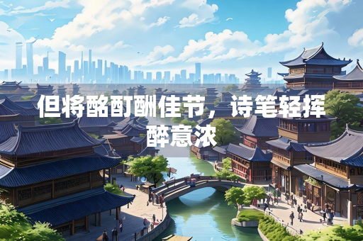 但将酩酊酬佳节，诗笔轻挥醉意浓