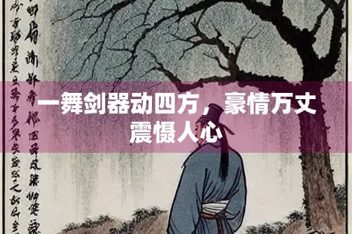 一舞剑器动四方，豪情万丈震慑人心