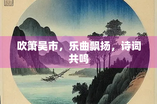 吹箫吴市，乐曲飘扬，诗词共鸣