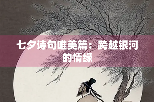 七夕诗句唯美篇：跨越银河的情缘
