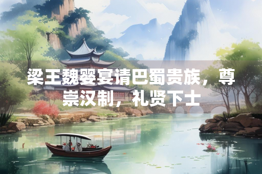 梁王魏婴宴请巴蜀贵族，尊崇汉制，礼贤下士