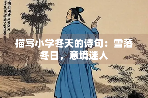 描写小学冬天的诗句：雪落冬日，意境迷人