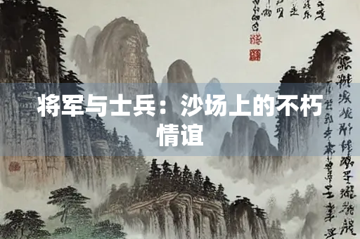 将军与士兵：沙场上的不朽情谊