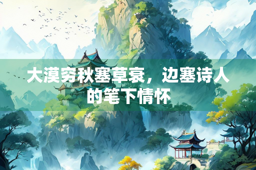 大漠穷秋塞草衰，边塞诗人的笔下情怀