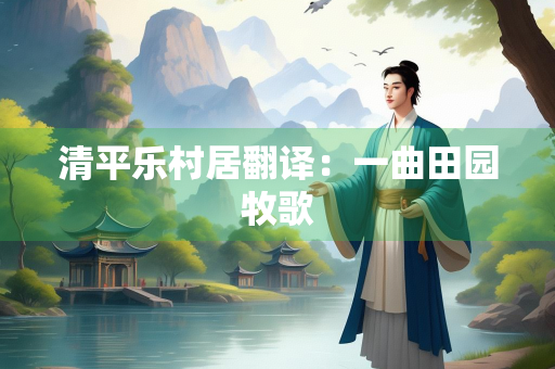 清平乐村居翻译：一曲田园牧歌