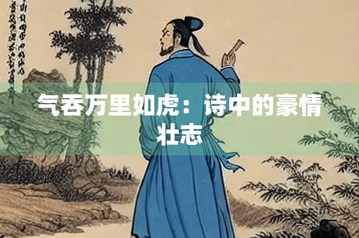 气吞万里如虎：诗中的豪情壮志
