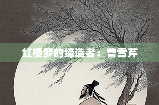 红楼梦的缔造者：曹雪芹