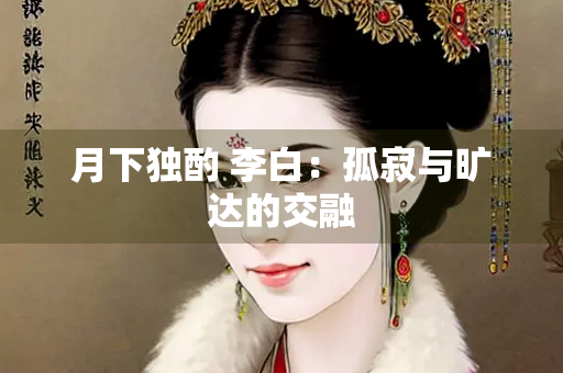 月下独酌 李白：孤寂与旷达的交融