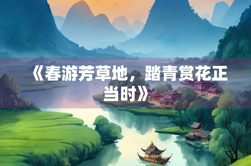 《春游芳草地，踏青赏花正当时》