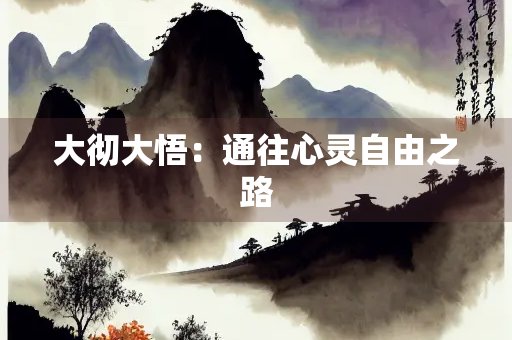 大彻大悟：通往心灵自由之路