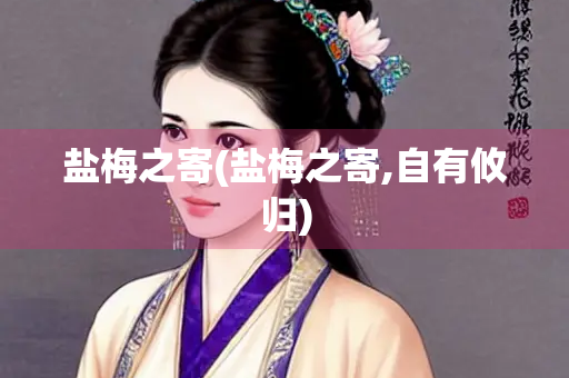 盐梅之寄(盐梅之寄,自有攸归)