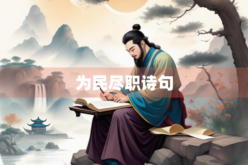 为民尽职诗句