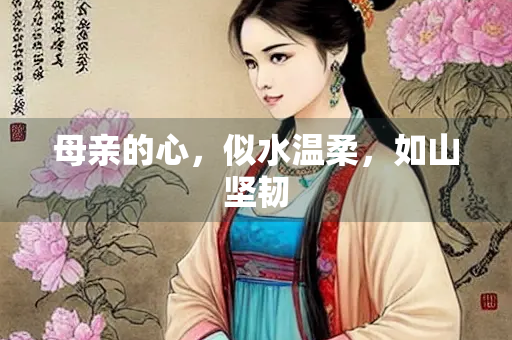 母亲的心，似水温柔，如山坚韧
