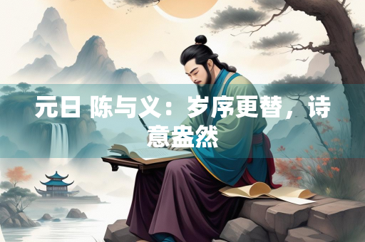 元日 陈与义：岁序更替，诗意盎然