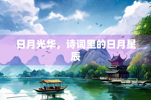 日月光华，诗词里的日月星辰