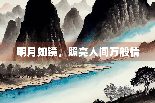 明月如镜，照亮人间万般情