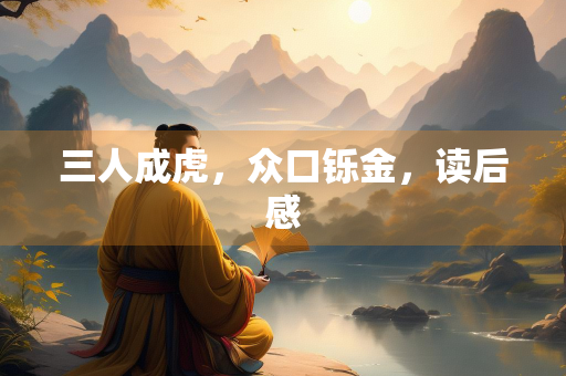 三人成虎，众口铄金，读后感